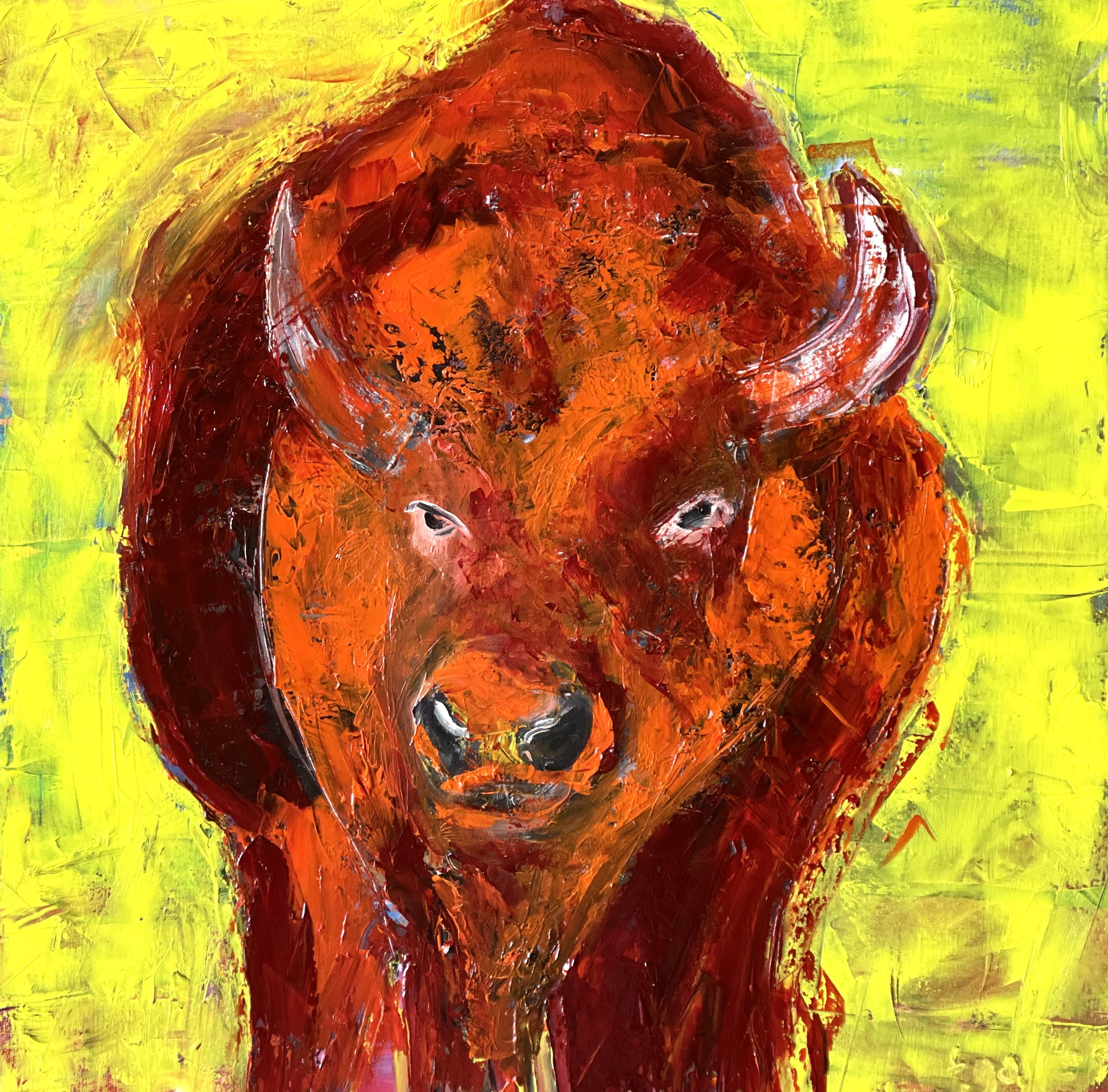 Yellow Bison by Francesco Gallé